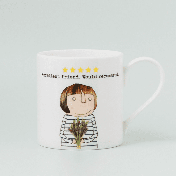 Rosie Made A Thing Excellent Friend Mug