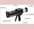 DM2X 200-10-52-01 Handheld 2K manual dual cartridge gun 200ml Adhesive Dispensing