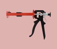 PRM100 Handheld 2K manual dual cartridge gun 200ml Adhesive Dispensing Ltd