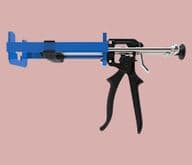 VBM100 Handheld 2K manual dual cartridge gun 200ml 1:1 Adhesive Dispensing Ltd