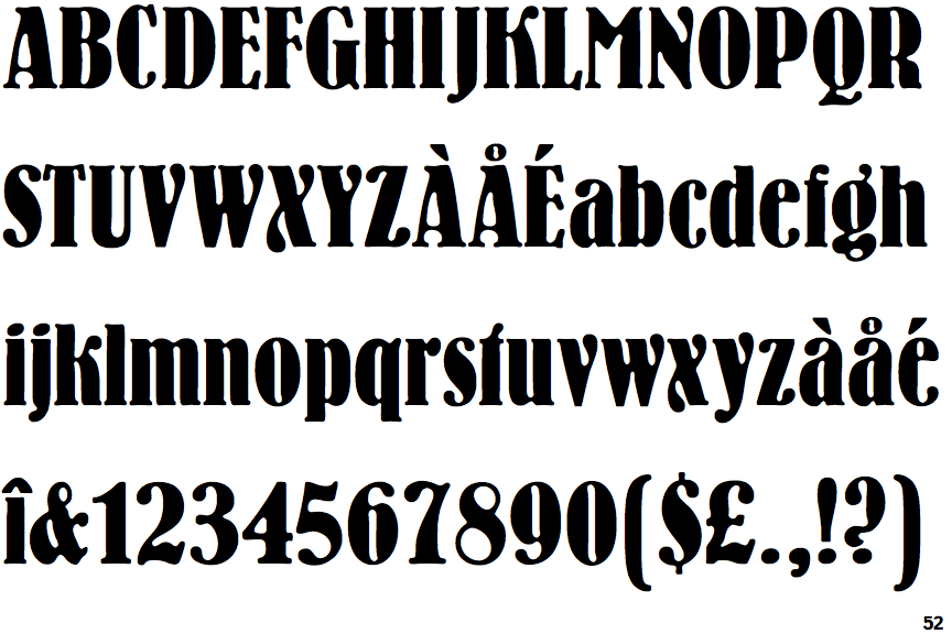 Bernard Letters & Numbers