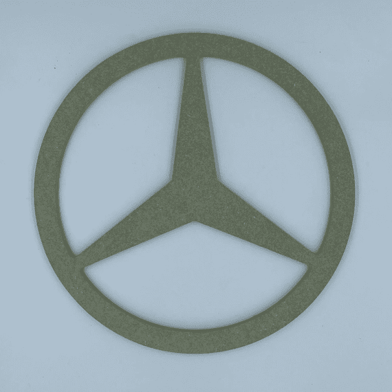 Mercedes Logo Round