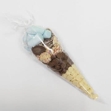 10 Chocolate Party Cones