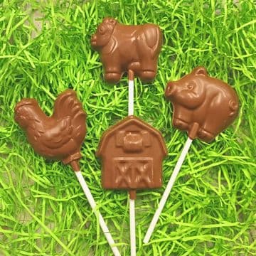 4 Pack Milk Chocolate Farmyard Friends