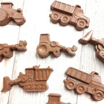 Assorted Trucks Shapes Milk and White