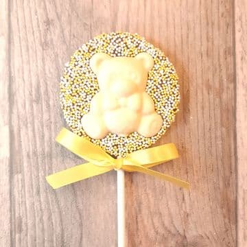 Baby Shower Lollipop with Baby Bear Neutral