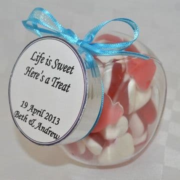 Glass Jar Wedding Favour