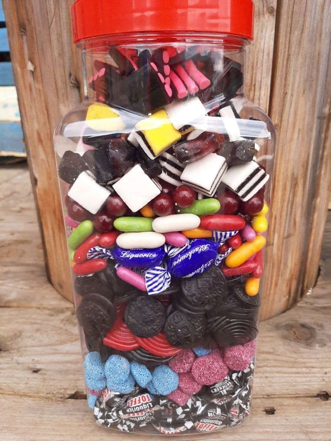 Large Liquorice Sweet Jar