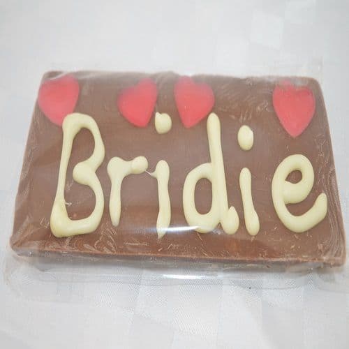 Personalised Belgium Chocolate Bar