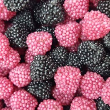 Raspberries and Blackberries Beaded