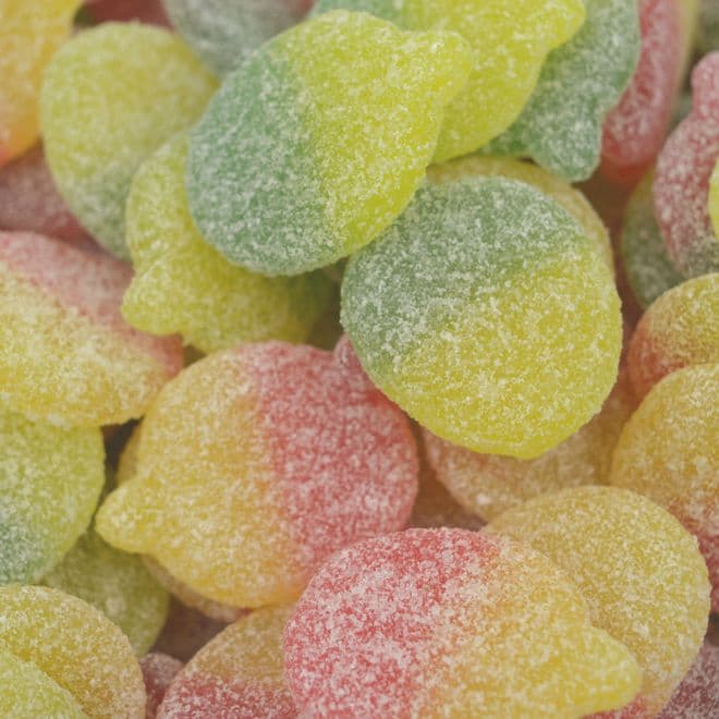 Sour Apples | Sour Coated Flavoured Sweets | Flossy Treats
