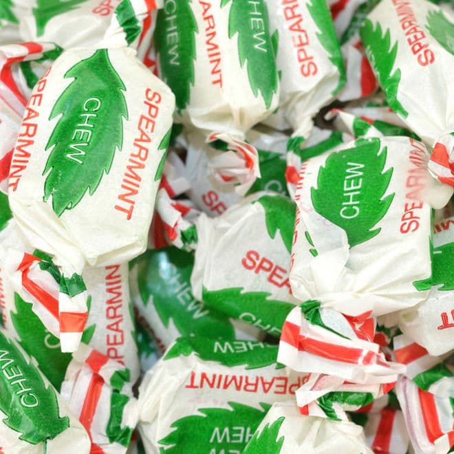 Spearmint Chews | Traditional Sweets Posted | Flossy Treats