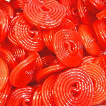 Strawberry Liquorice Wheels