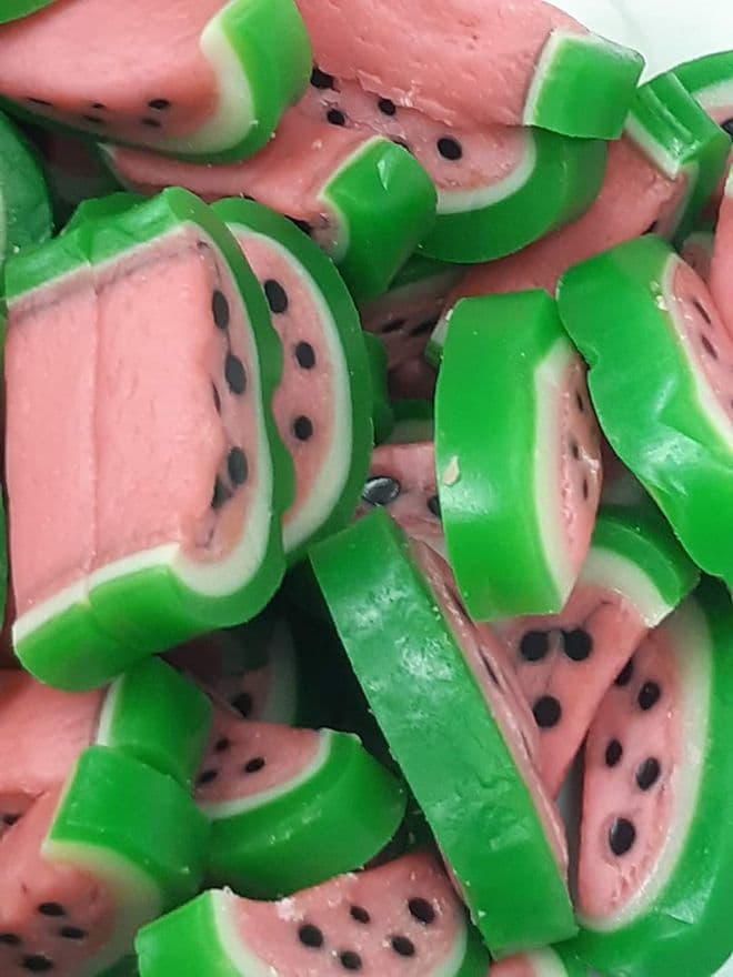 Watermelon Wedges Bright Coloured