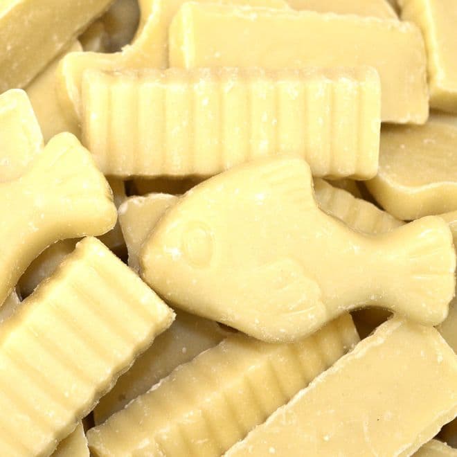 White Chocolate Fish & Chips