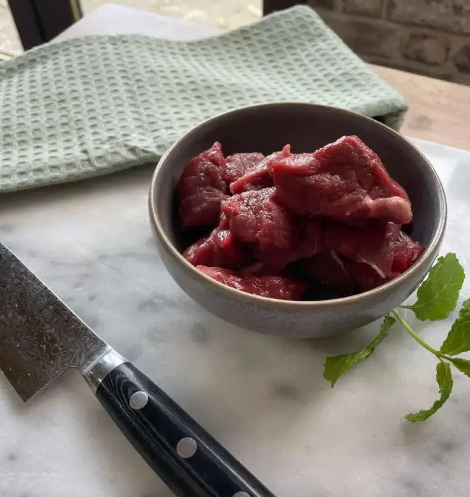 Free Range Lean Diced Lamb 500g