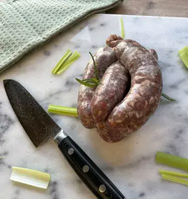 Free Range Pork & Leek Sausages x4