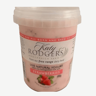 Katy Rogers Strawberry Live Yoghurt