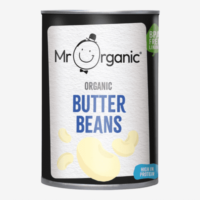 Mr Organic Butter Beans 400g