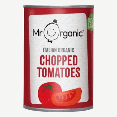 Mr Organic Chopped Tomatoes 400g