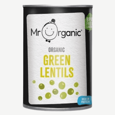 Mr Organic Green Lentils 400g