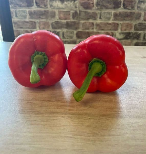 Organic Red Bell Peppers 500g