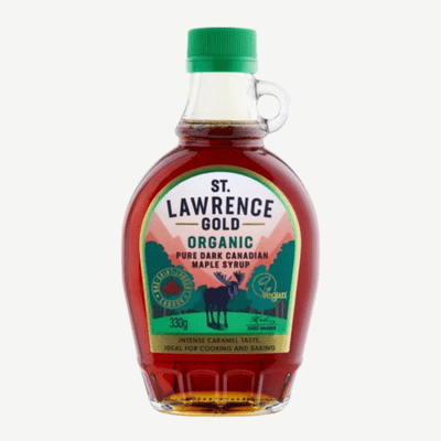 St Lawrence Gold Organic  Dark Maple Syrup