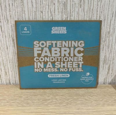 The Green Company Fresh Linen Fabric Conditioner Sheets