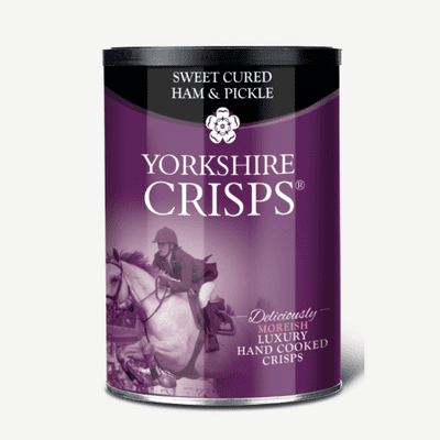 Yorkshire Crisps Sweet Cured Ham and Pickle Drum
