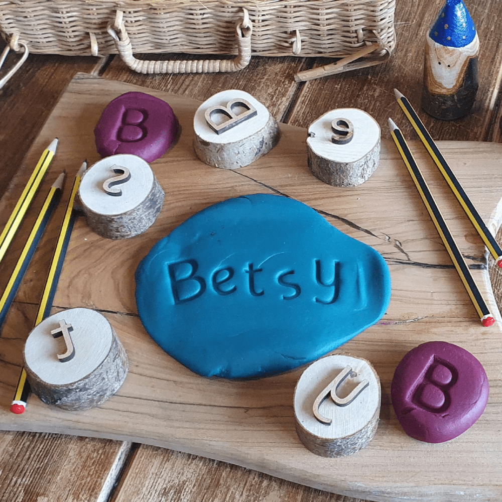 My Name Practice Letters Alphabet Play Dough Stamps