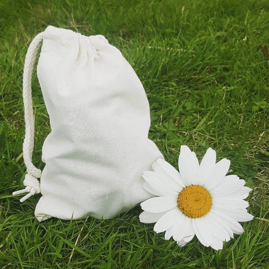 Small Natural Cotton Storage Bag