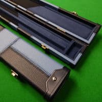 1pc Black & Blue Patchwork Cue Case (Holds 2 cues)
