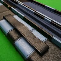 1pc Black & Blue Patchwork Cue Case (Holds 2 cues)