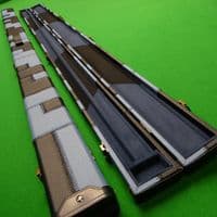 1pc Black & Blue Patchwork Cue Case (Holds 2 cues)