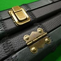 1pc Black  & Green Patchwork Cue Case (Holds 2 cues)
