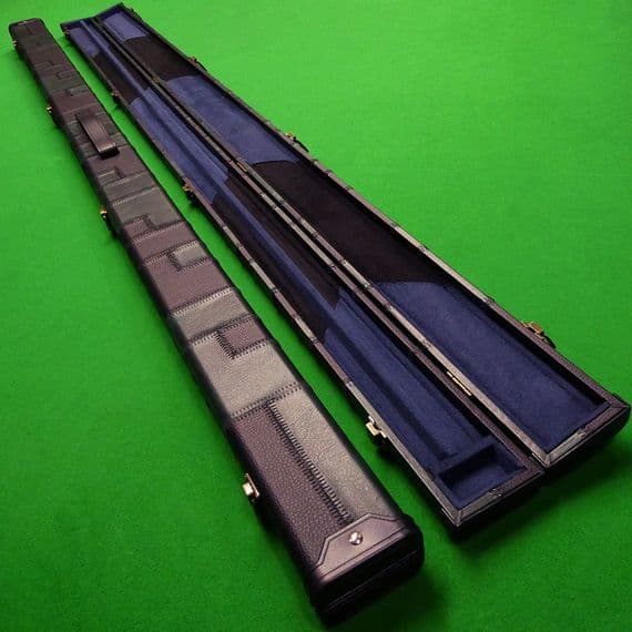 1pc Black  & Green Patchwork Cue Case (Holds 2 cues)