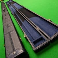 1pc Black Patchwork Cue Case (Holds 2 cues)