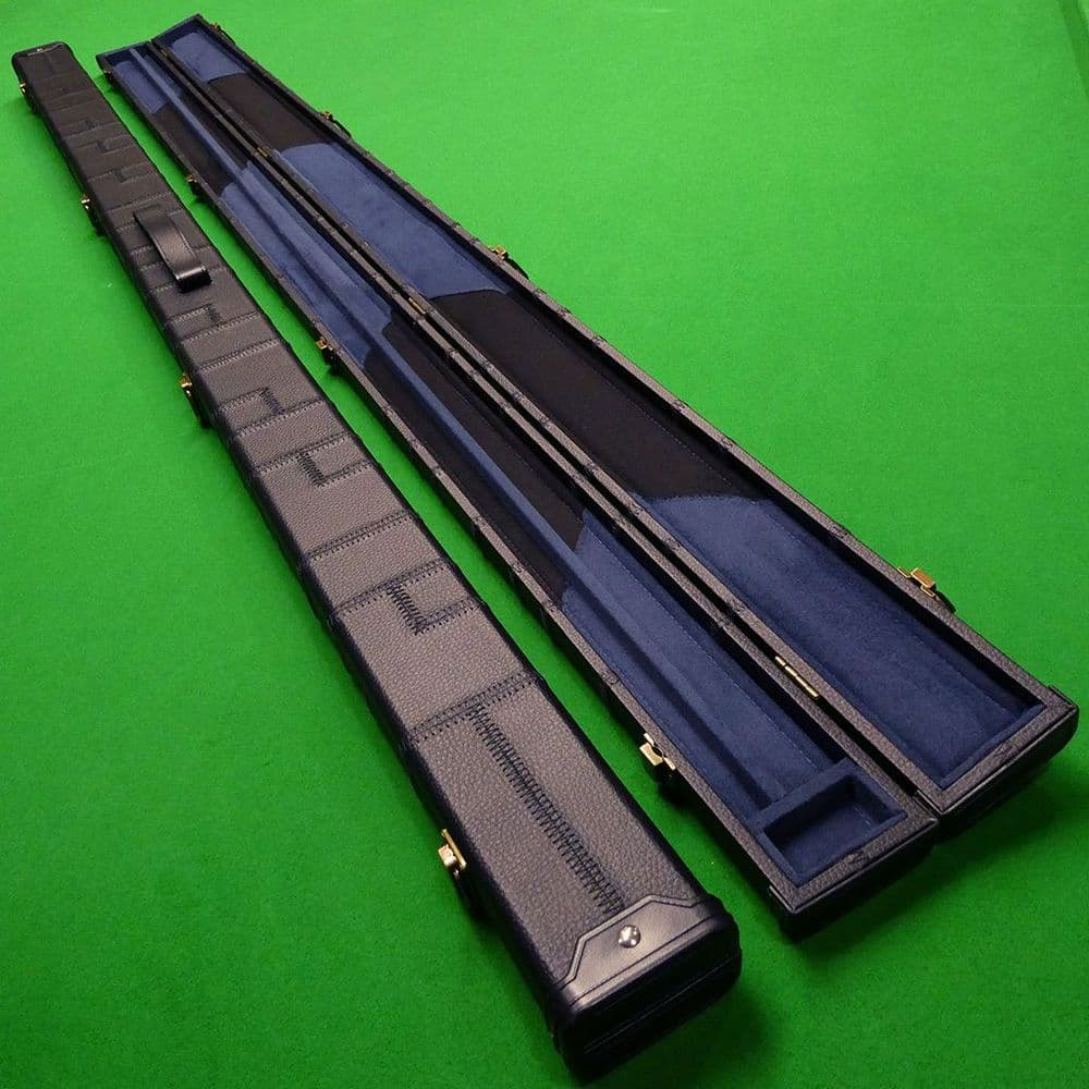 1pc Black Patchwork Cue Case Holds 2 cues