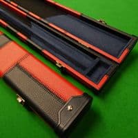 1pc Black & Red Patchwork Cue Case (Holds 2 cues)
