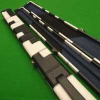 1pc Black & White Patchwork Cue Case (Holds 2 cues)