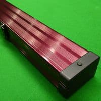 1pc Maximus cue case - Burgundy Aluminium