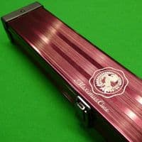 1pc Maximus cue case - Burgundy Aluminium
