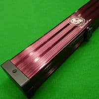 1pc Maximus cue case - Burgundy Aluminium
