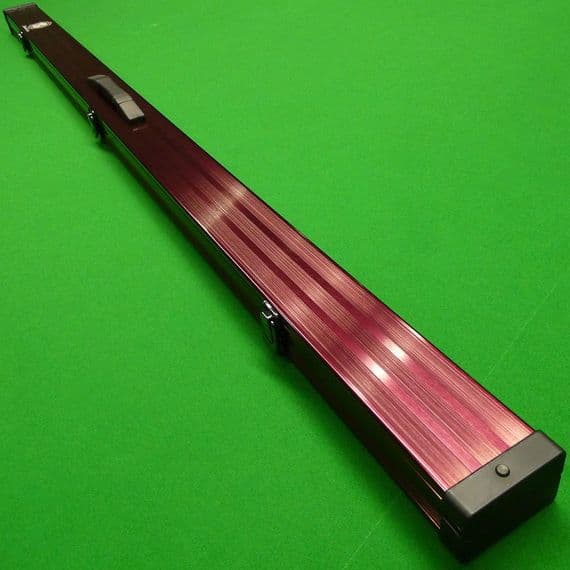 1pc Maximus cue case - Burgundy Aluminium