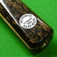 1pc Maximus Ultimate Snooker cue 3945 Ultimate Ash shaft, Ebony & Birds Eye