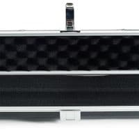 1pc Peradon Halo double cue case - Black & Grey patchwork (holds 2 x 1pc cues)