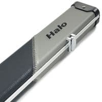 1pc Peradon Halo double cue case - Black & Grey striped (holds 2 x 1pc cues)