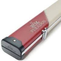 1pc Peradon Halo double cue case - Red & Cream striped (holds 2 x 1pc cues)