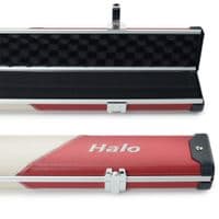 1pc Peradon Halo double cue case - Red & Cream striped (holds 2 x 1pc cues)