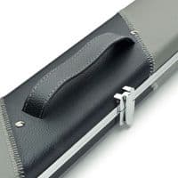 1pc Peradon Halo Plus cue case - Black & Grey striped (holds 3 x 1pc cues)